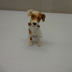 VINTAGE Royal Doulton Made In England H.N.1159 Jack Russell Dog with Bone 3.5"